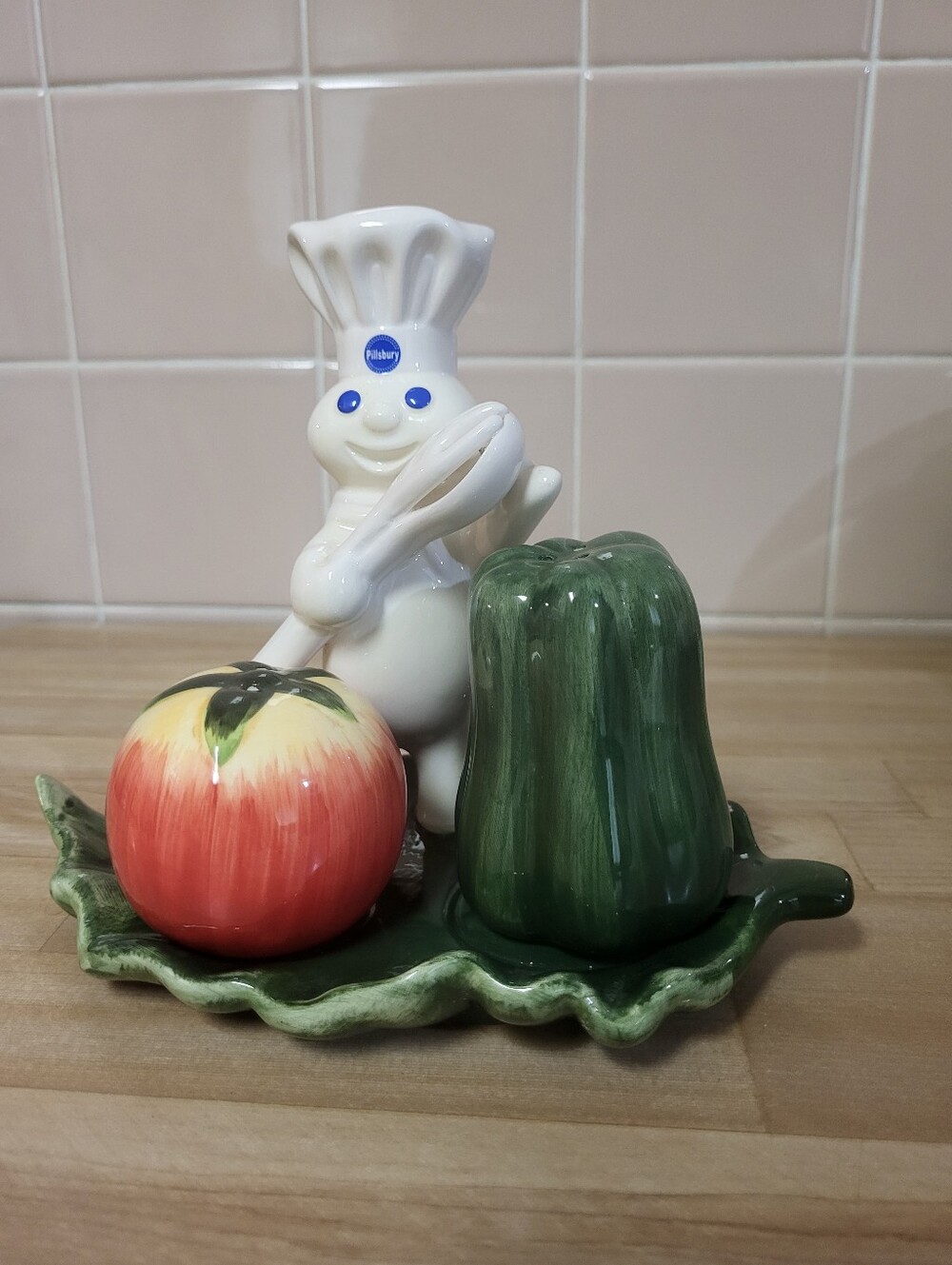 Vintage Pillsbury Salt & Pepper Caddy 2006